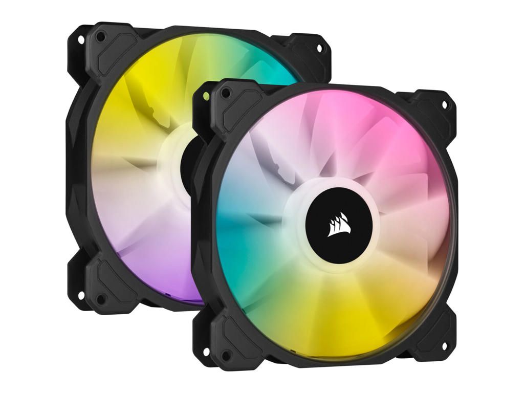 Corsair SP140 RGB ELITE Computerkabinet Ventilator 14 cm Sort 2 stk