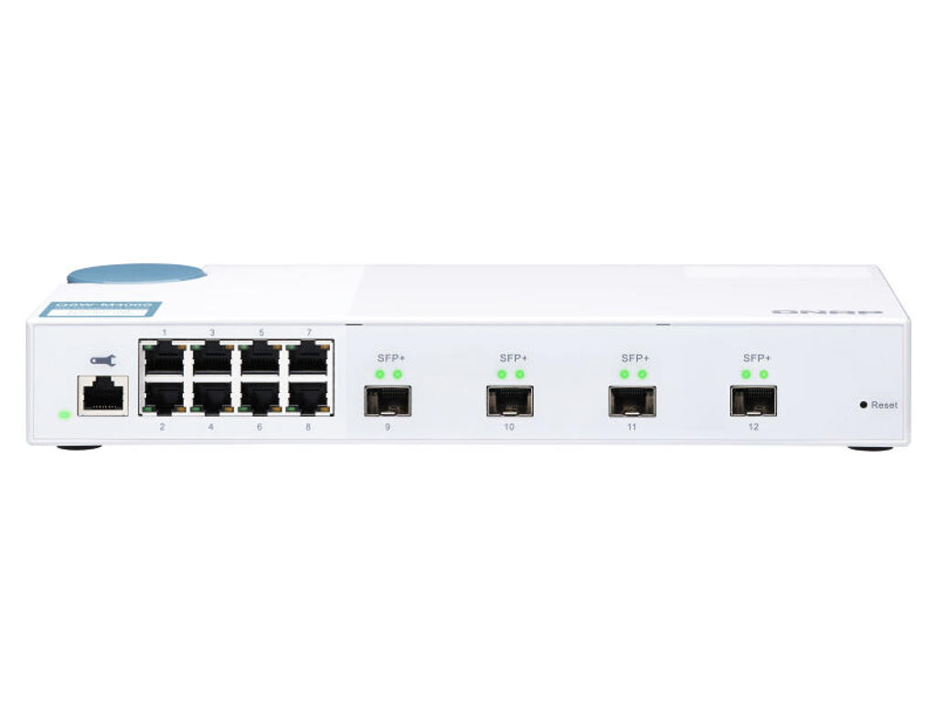 QNAP QSW-M408S netværksswitch Administreret L2 Gigabit Ethernet (10/100/1000) Hvid