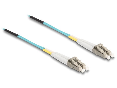 DeLOCK 80153 InfiniBand og fiberoptisk kabel 100 m 2x LC MMF Turkisfarve