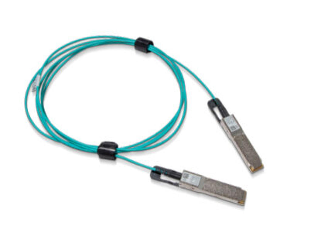 Nvidia MFS1S00-H005E InfiniBand og fiberoptisk kabel 5 m QSFP56 Sort, Blå