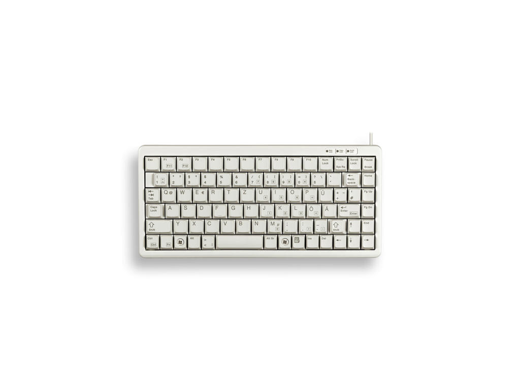 CHERRY G84-4100 tastatur Universel USB QWERTY Nordisk Grå