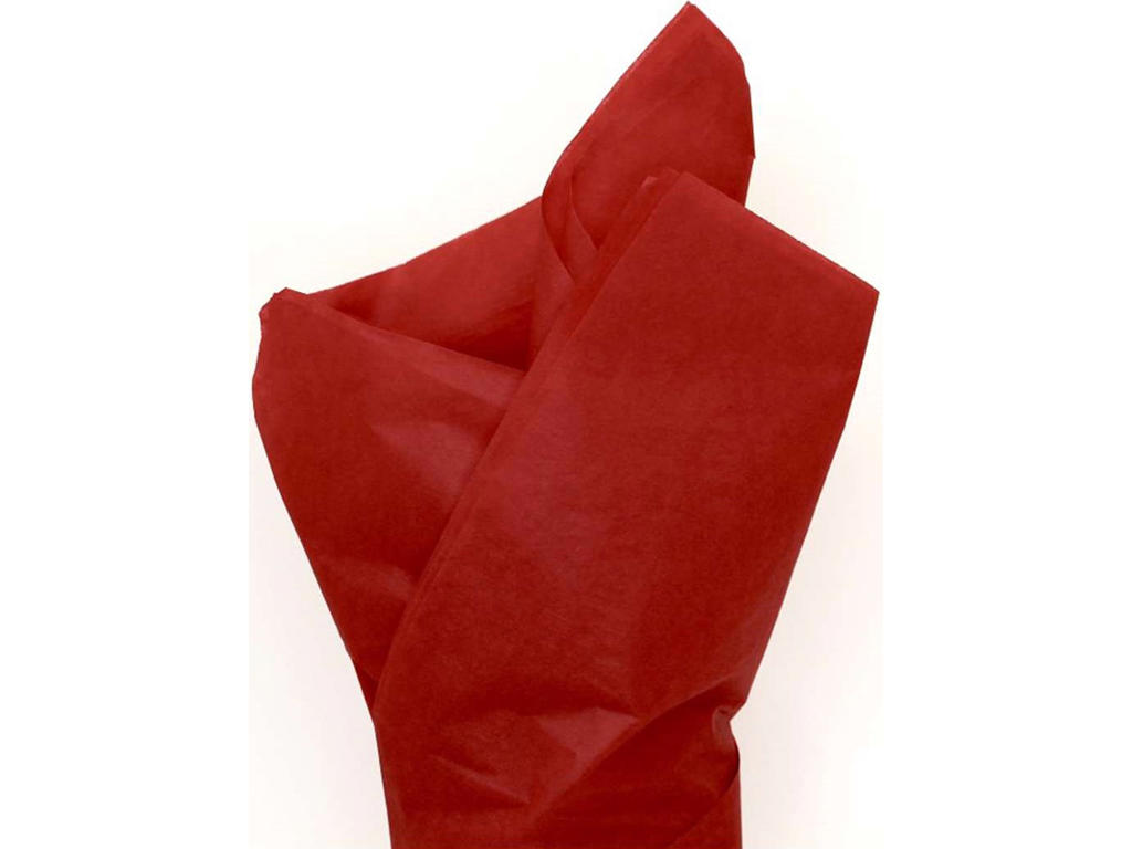 Silkepapir, 50x75 cm, Rød, 480 ark