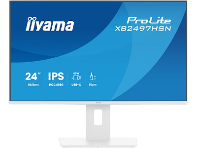iiyama ProLite XB2497HSN-W1 computerskærm 60,5 cm (23.8") 1920 x 1080 pixel Fuld HD LED Hvid
