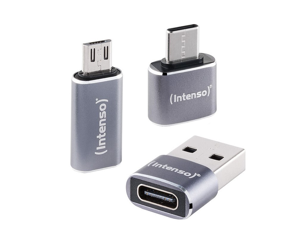 Intenso 7600913 kabel kønsskifter Grå