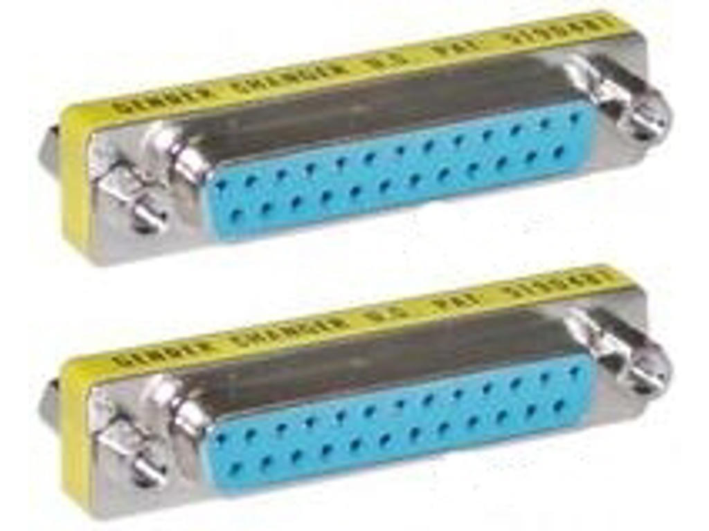 Microconnect MOD25F25F kabel kønsskifter DB25 Blå