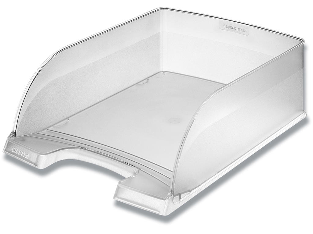 Brevbakke, Transparent, A4, Udvendig: B25.5xH10.3xD35.7 cm, Leitz Plus Jumbo