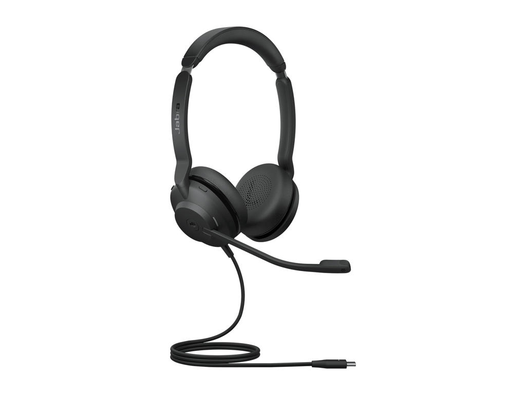 Jabra Evolve2 30 Headset Ledningsført Kontor/Callcenter USB Type-C Sort