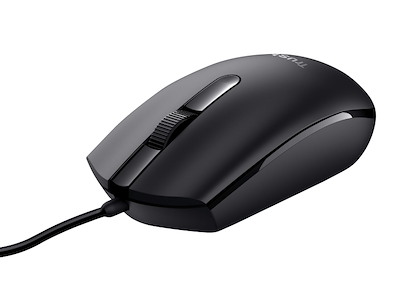 Trust Basi mus Kontor Ambidextrous USB Type-A Optisk 1200 dpi