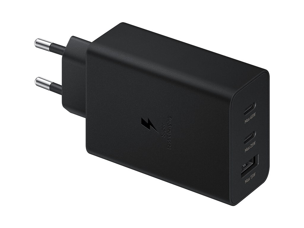 Samsung EP-T6530NBEGWW oplader til mobil enhed Universel Sort Vekselstrøm Hurtig opladning Indendørs