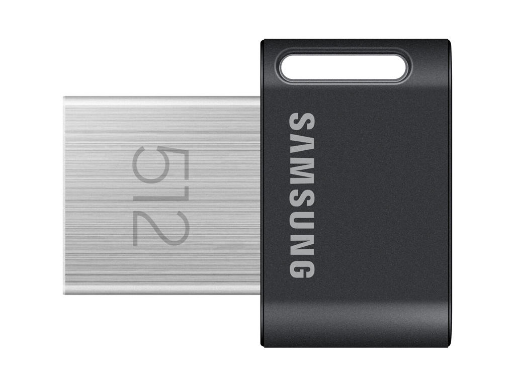 Samsung MUF-512AB USB-nøgle 512 GB USB Type-A 3.2 Gen 1 (3.1 Gen 1) Sort, Rustfrit stål
