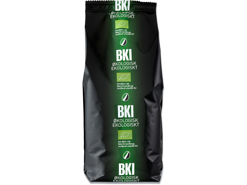 Kaffe, Filter formalet, Mellemristet, 500 g, 16 poser, BKI Økologisk