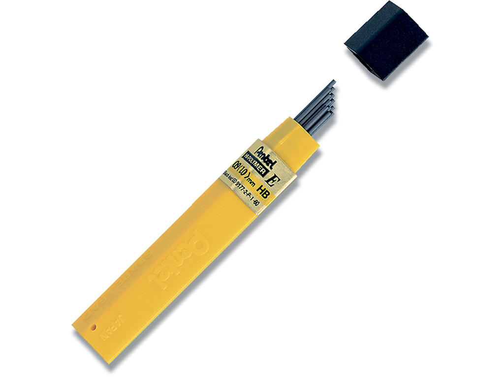 Blyantstifter, 0.9 mm, HB, 15 stifter, Pentel Hi-Polymer 50