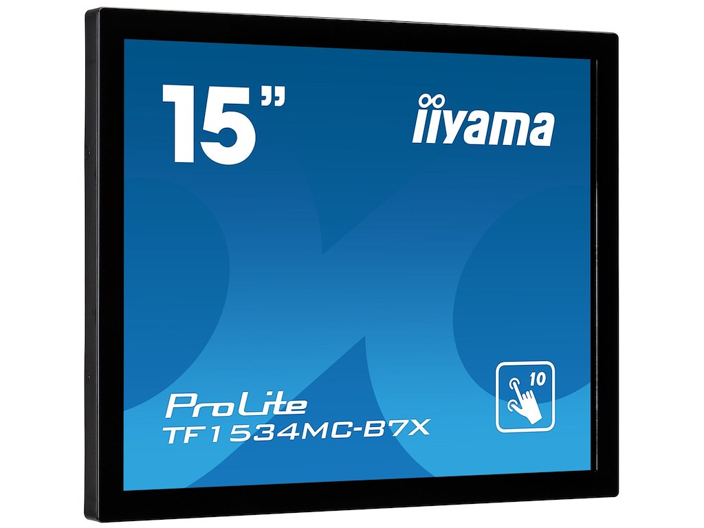 iiyama TF1534MC-B7X computerskærm 38,1 cm (15") 1024 x 768 pixel XGA LED Berøringsskærm Multibruger Sort