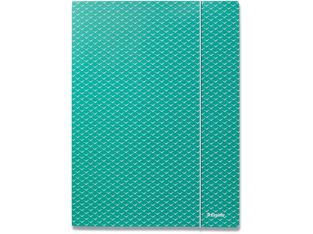 Samlemappe, 3 klapper, 1 elastik, Lysegrøn, Esselte Colour'Breeze 