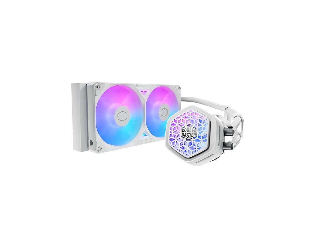 Cooler Master MasterLiquid Atmos II VRM Fan Processor Væskekølingssæt 12 cm Hvid 1 stk