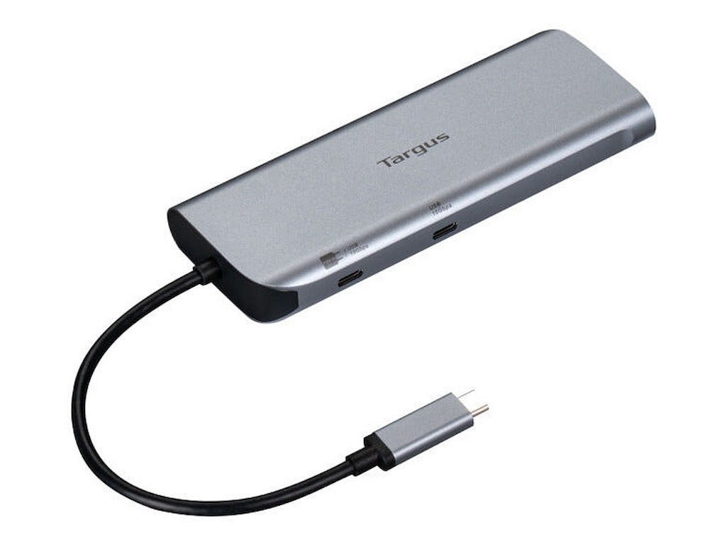 Targus DOCK427GL dockingstation Ledningsført USB 3.2 Gen 2 (3.1 Gen 2) Type-C Grå