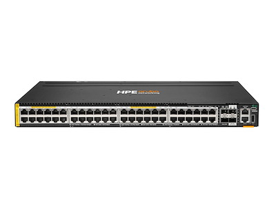 HPE Aruba Networking CX 6300M 12p CL8 PoE 36p CL6 PoE Smart Rate 1G/2.5G/5G 2p 50G 2p 10G Switch Administreret L3 Gigabit Ethernet (10/100/1000) Strøm over Ethernet (PoE) 1U Sort