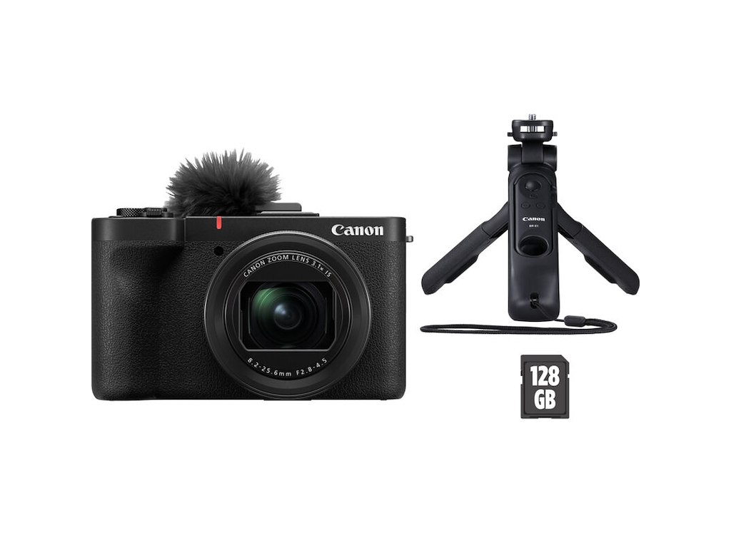 Canon PowerShot V1 Premium Vlogger Kit 1/4" Kompakt kamera 22,3 MP CMOS 5760 x 3840 pixel Sort