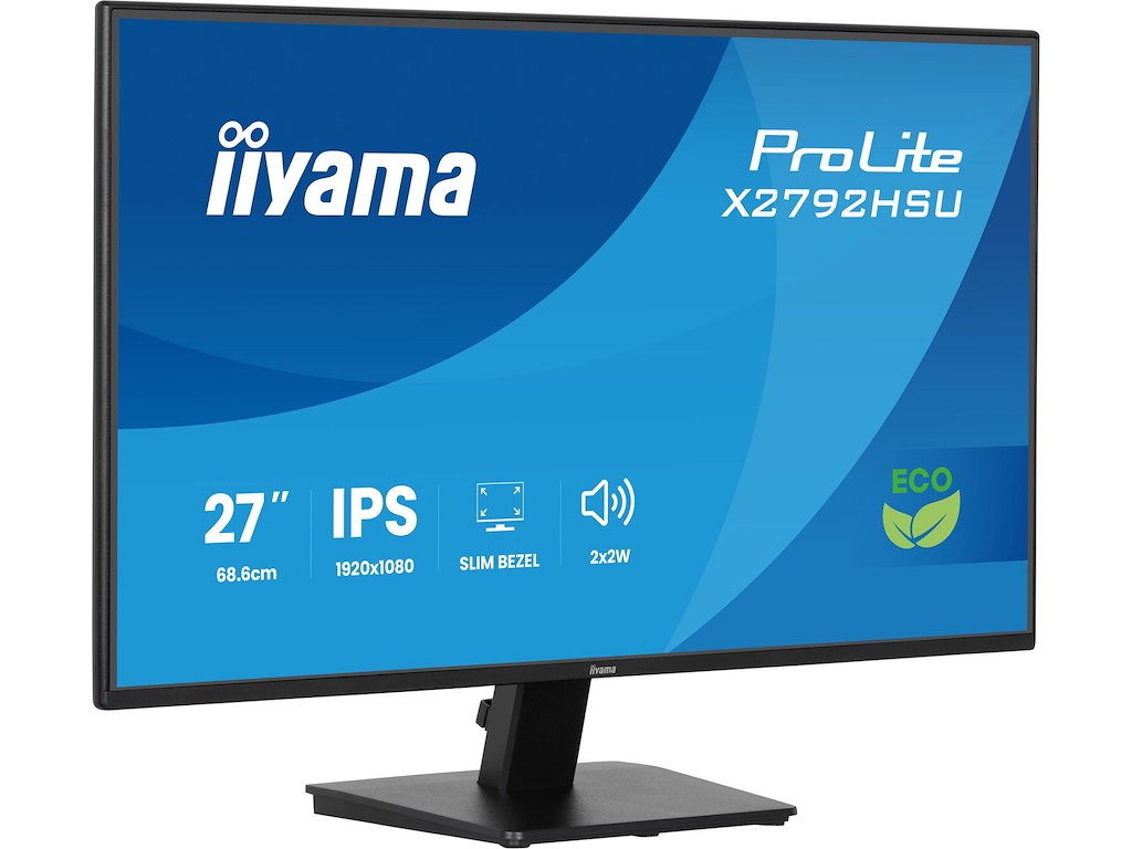 iiyama ProLite X2792HSU-B1 computerskærm 68,6 cm (27") 1920 x 1080 pixel Fuld HD LED Sort