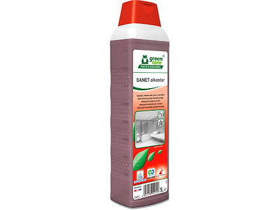 Sanitetsrengøring, Alkalisk/affedtende, Med farve, Med parfume, 1 liter, Green Care Sanet Alkastar