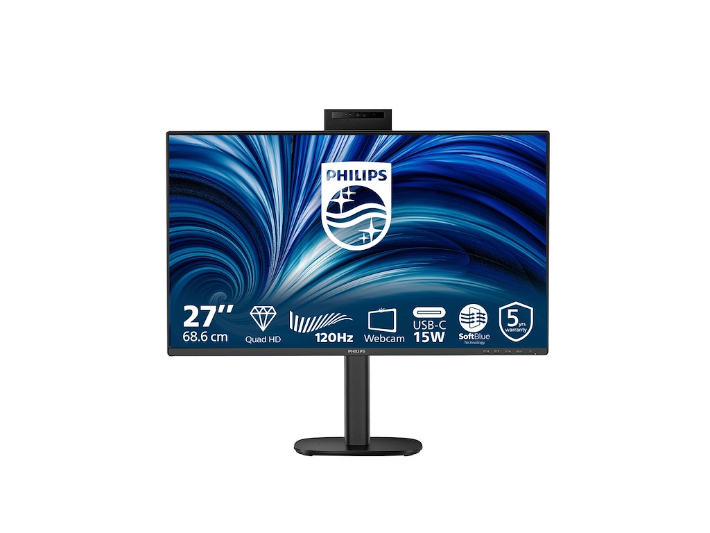 Philips 27B2N3500JH computerskærm 68,6 cm (27") 2560 x 1440 pixel Quad HD LCD Sort