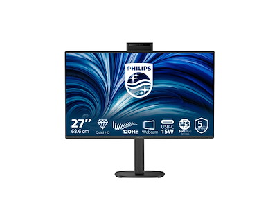 Philips 27B2N3500JH computerskærm 68,6 cm (27") 2560 x 1440 pixel Quad HD LCD Sort