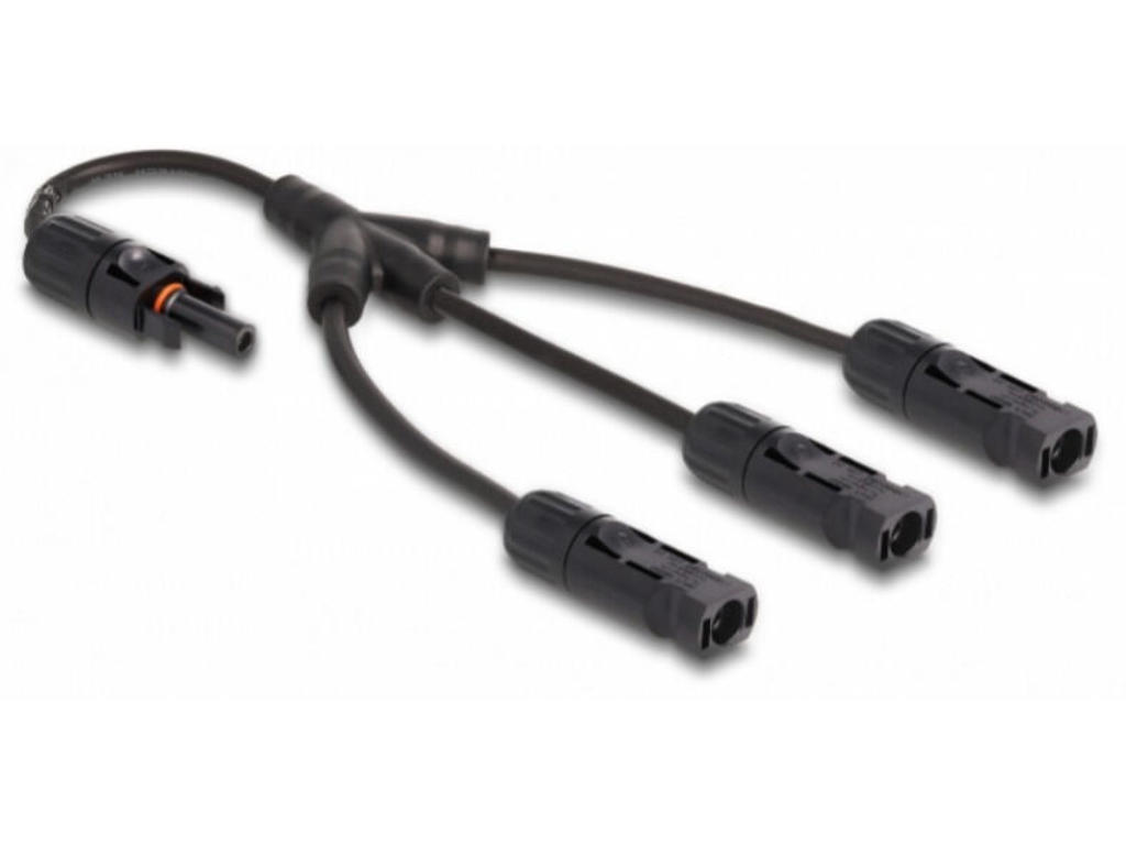 DeLOCK 88225 kabelsplitter eller -samler Kabelfordeler Sort