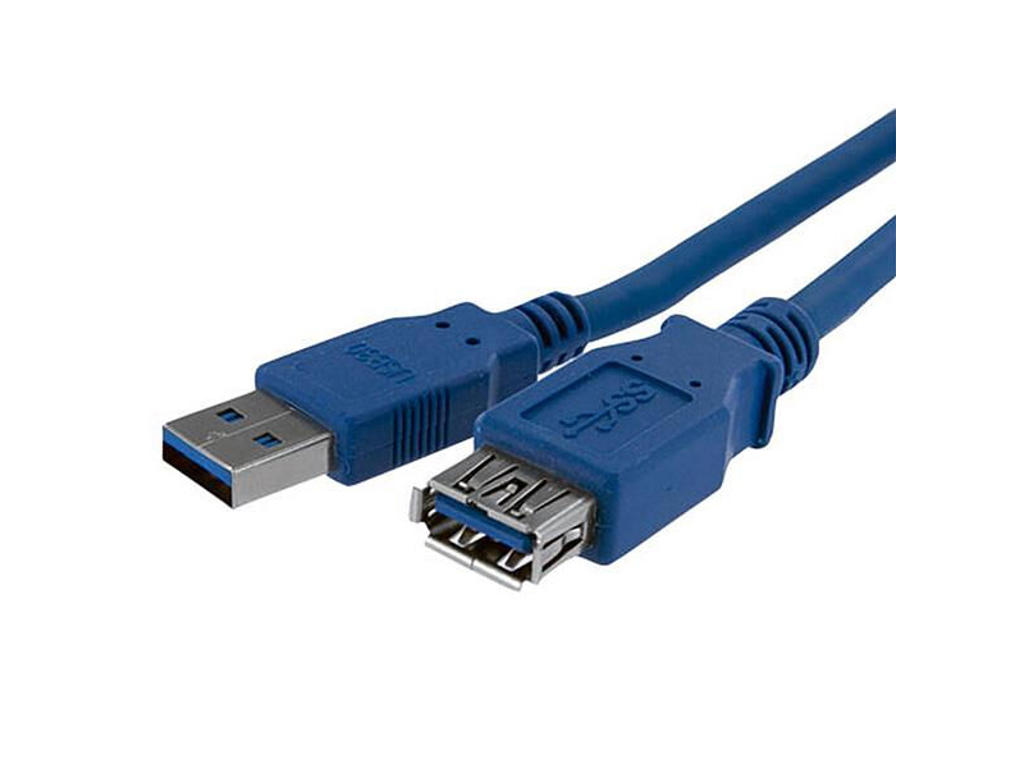 StarTech.com USB3SEXT1M USB-kabel USB 3.2 Gen 1 (3.1 Gen 1) 1 m USB A Blå