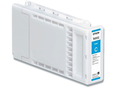 Blækpatron, 1 stk, Cyan-blå, 350 ml, Epson UltraChrome XD T6932