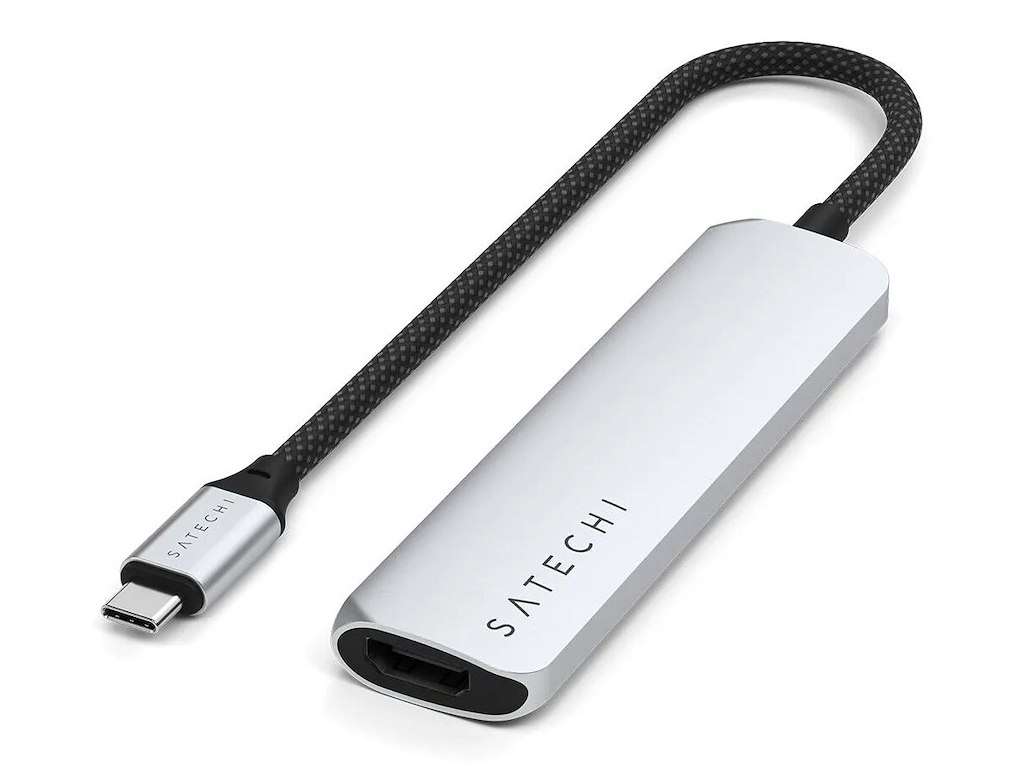 Satechi ST-P4SS interface hub USB Type-C 10000 Mbit/s Sølv