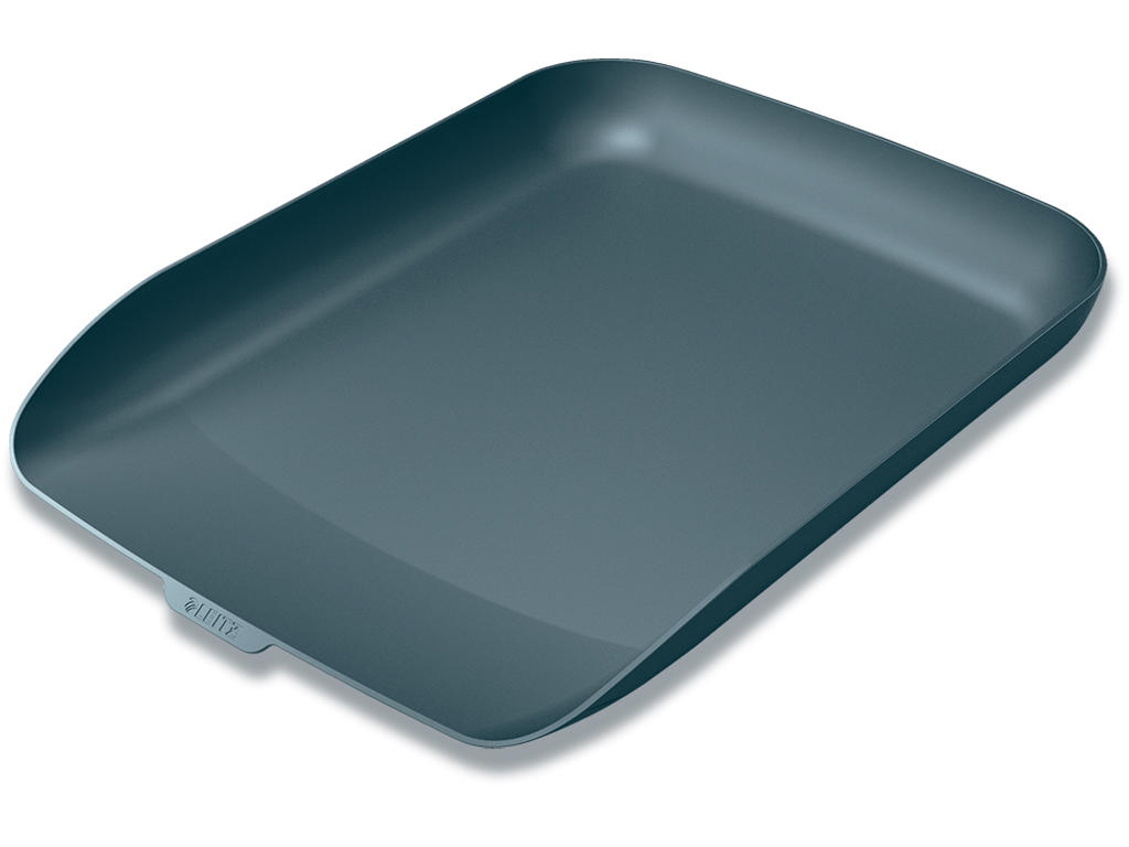 Brevbakke, Fløjlsgrå, A4 til C4, Udvendig: B26.8xH4.3xD35.8 cm, Leitz Cosy 