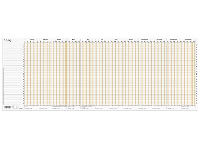 Projekt planner, 2029, Hele året, Grøn, Mayland