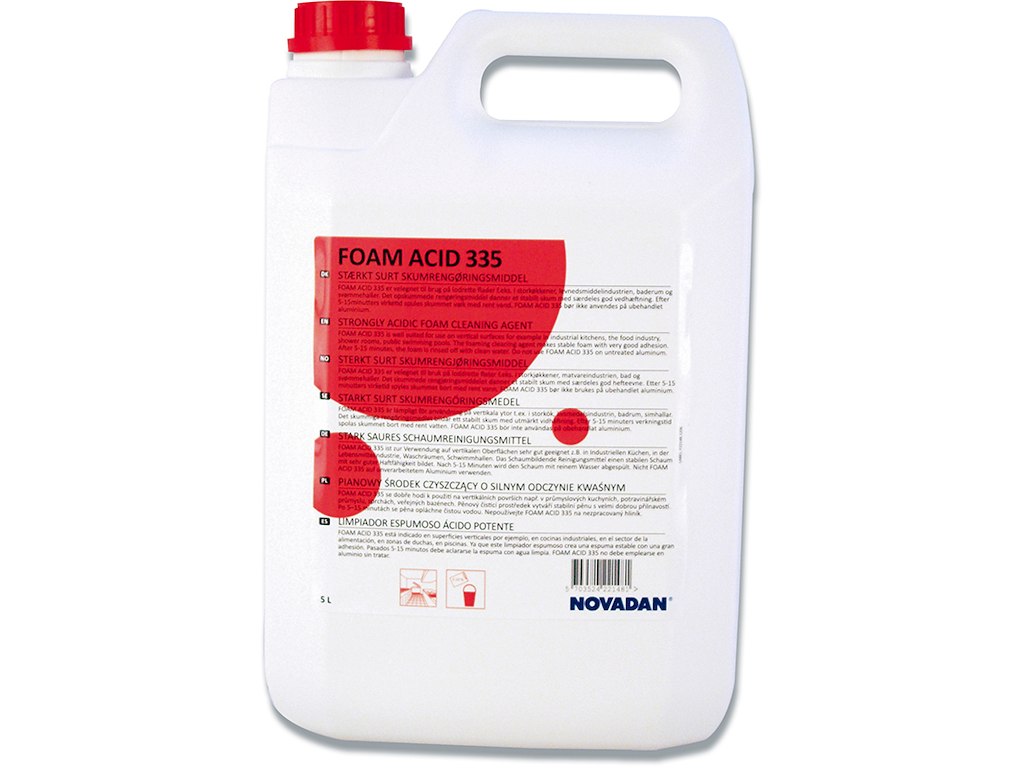 Rengøring gulvvask Foam Acid 335 5l