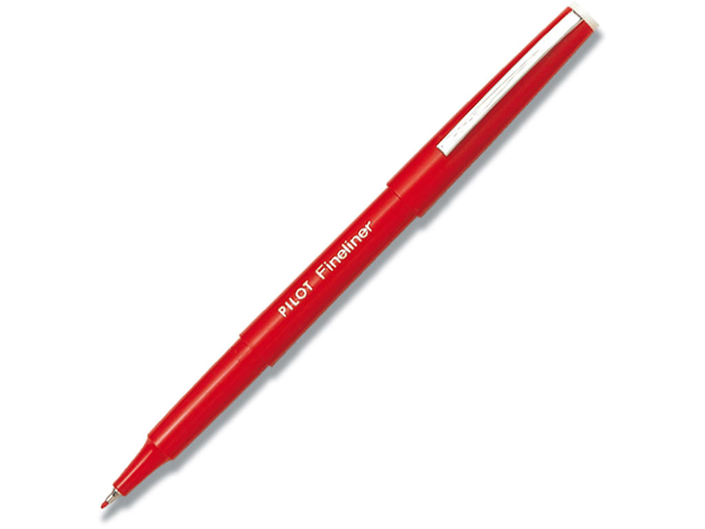 Fineliner, Rød, 0.4 mm, 1 stk, Pilot Finelinepure SW-PPF-R