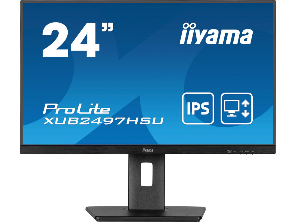 iiyama XUB2497HSU-B2 computerskærm 60,5 cm (23.8") 1920 x 1080 pixel Fuld HD LED Sort
