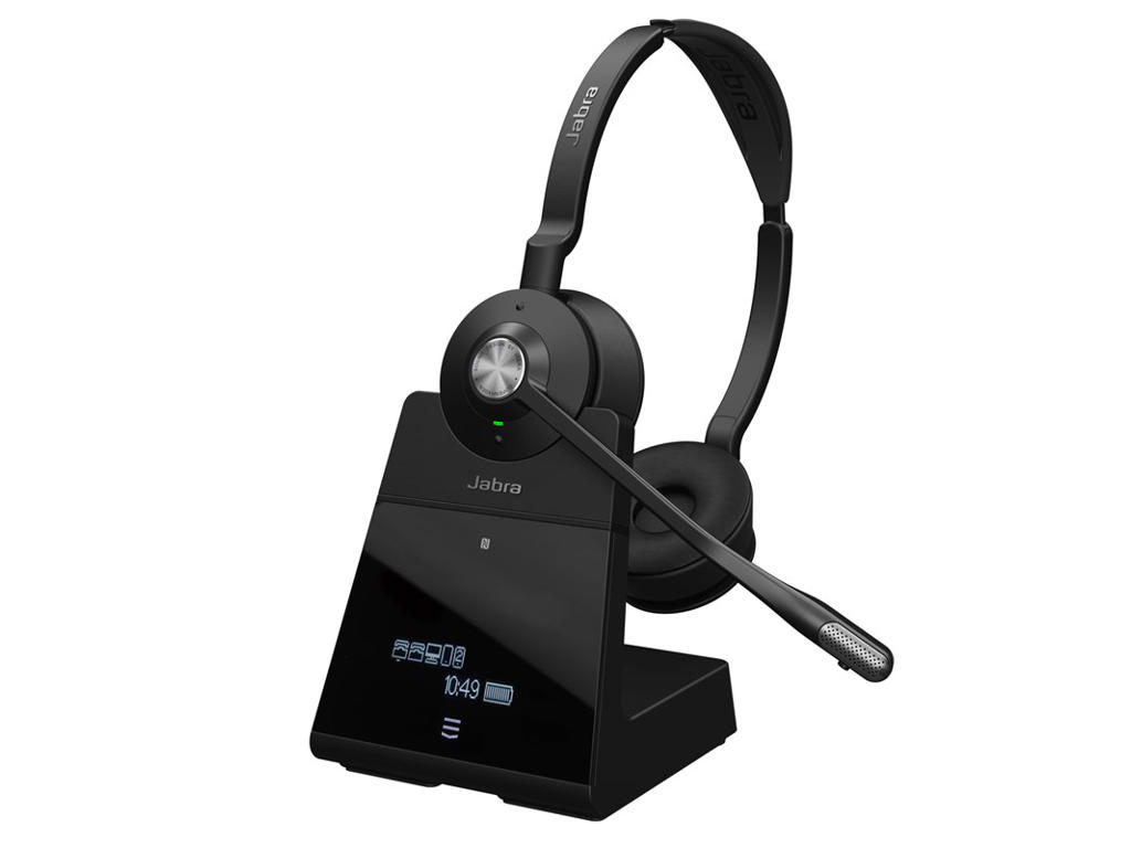 Jabra Engage 75 Headset Trådløs Kontor/Callcenter Bluetooth Sort