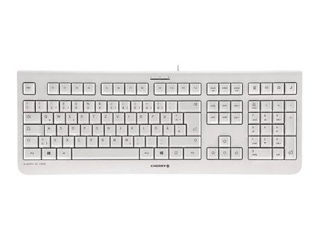 CHERRY KC 1000 tastatur Universel USB Spansk Grå