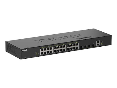 D-Link DGS-1530-28/E netværksswitch Administreret L2 Gigabit Ethernet (10/100/1000) Sort