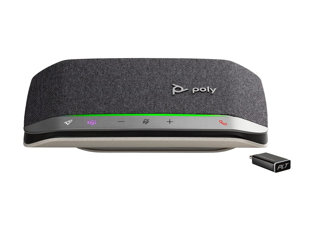 HP Poly Sync 20+M Speakerphone +USB-A to USB-C Cable +BT700 dongle +Pouch
