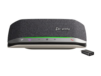 HP Poly Sync 20+M Speakerphone +USB-A to USB-C Cable +BT700 dongle +Pouch