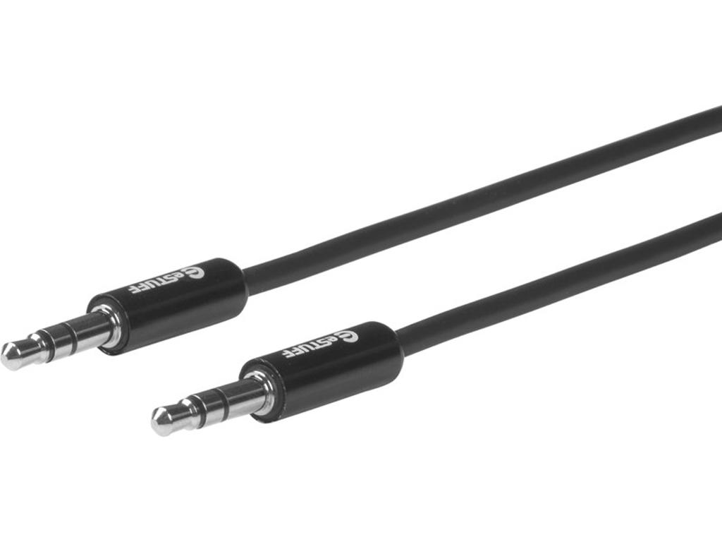 eSTUFF ES608001 lydkabel 0,5 m 3.5mm Sort