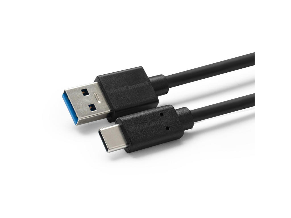 Microconnect USB3.2CA1 USB-kabel USB 3.2 Gen 2 (3.1 Gen 2) 1 m USB A USB C Sort