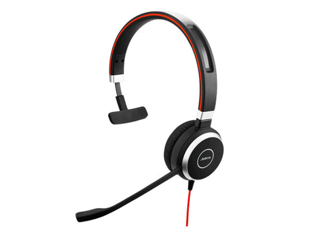 Jabra Evolve 40 Headset Ledningsført Kontor/Callcenter USB Type-C Bluetooth Sort