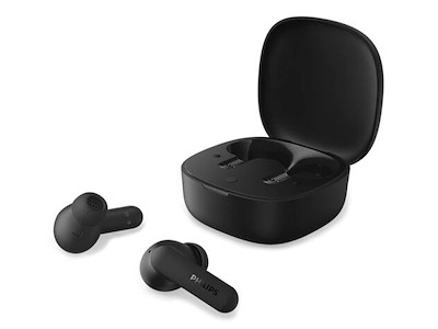 Philips TAT2200BK/00 hovedtelefoner/headset True Wireless Stereo (TWS) I ørerne Opkald/musik Bluetooth Sort
