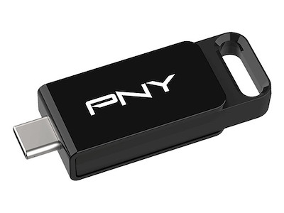 PNY Elite USB-nøgle 64 GB USB Type-C 3.2 Gen 1 (3.1 Gen 1) Sort