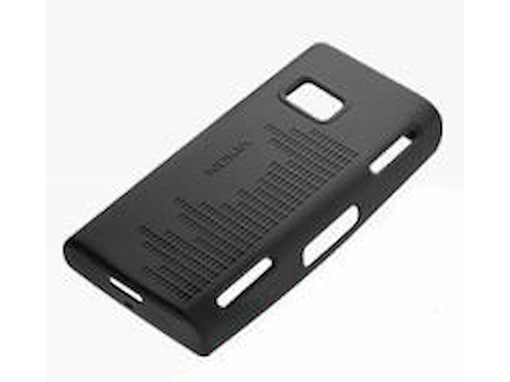 Nokia Silcone Cover CC-1001 mobiltelefon etui Sort