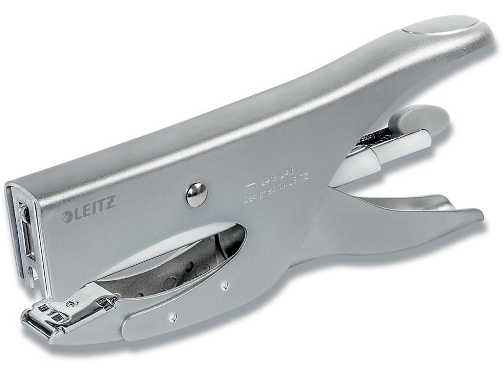 Hæftetang, 40 ark, Stål, Klamme P4 og 24/8, Leitz Back Loader 5549