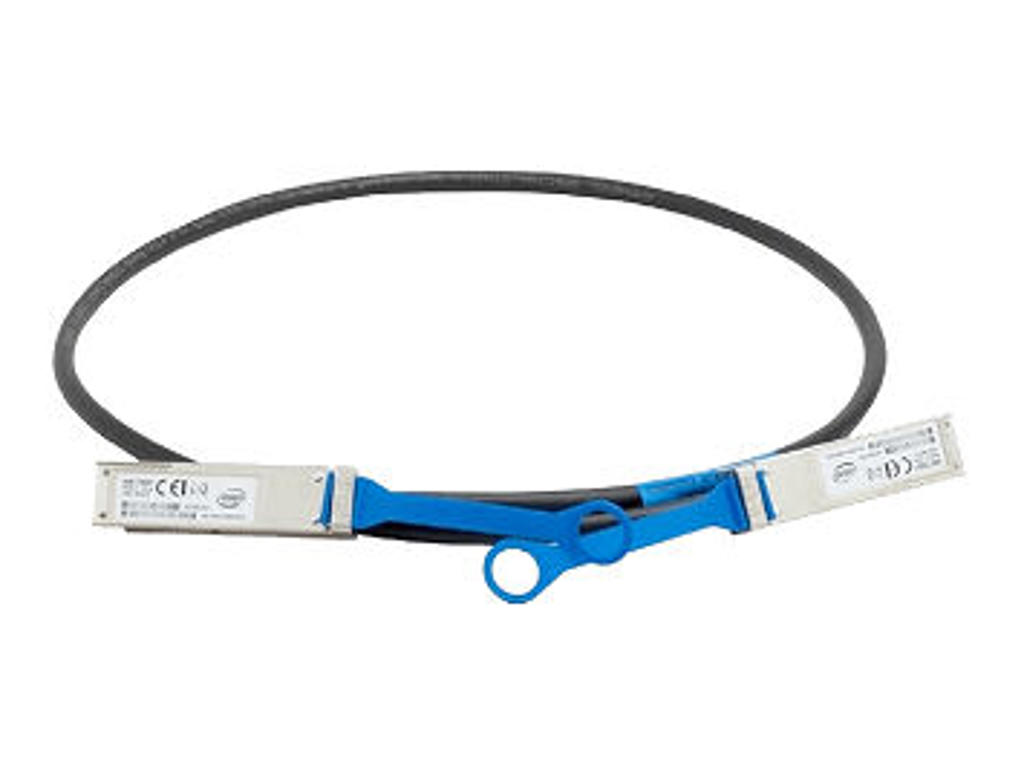 Intel 100FRRL0030 InfiniBand og fiberoptisk kabel 3 m QSFP Sort