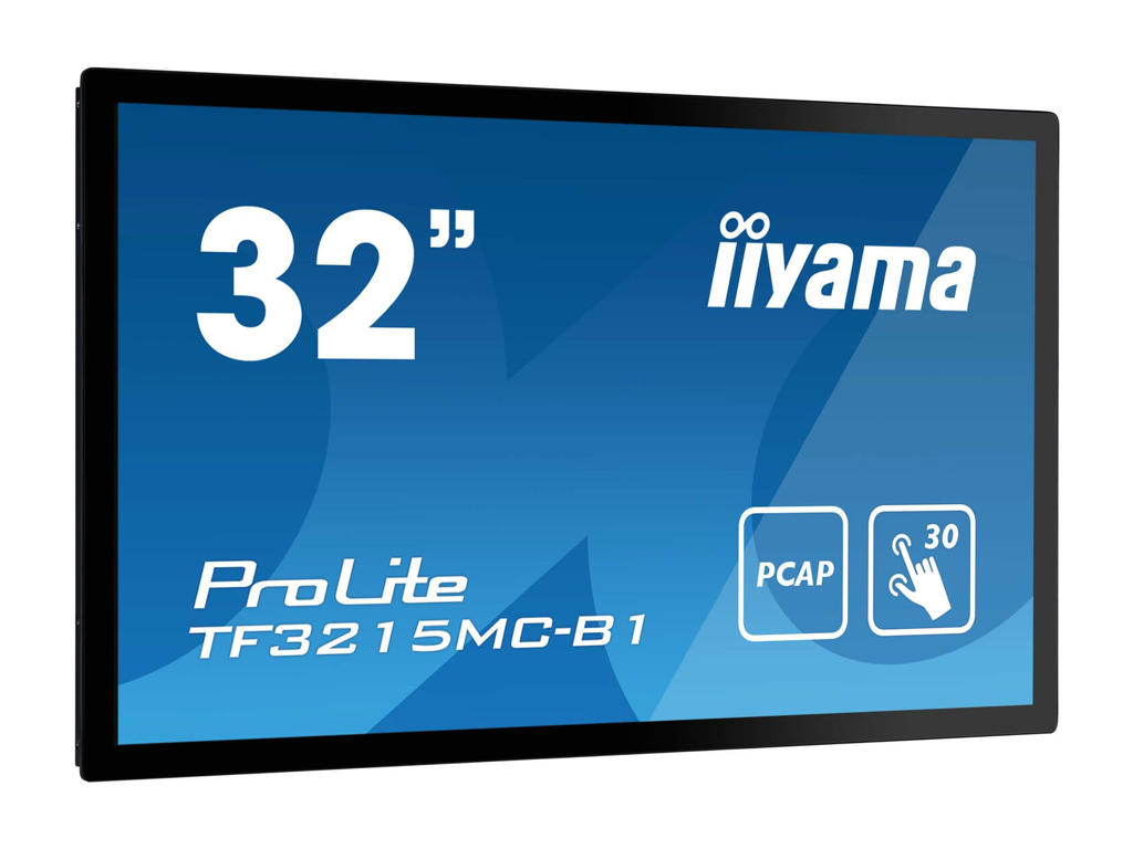 iiyama ProLite TF3215MC-B2 computerskærm 80 cm (31.5") 1920 x 1080 pixel Fuld HD LED Berøringsskærm Kiosk Sort