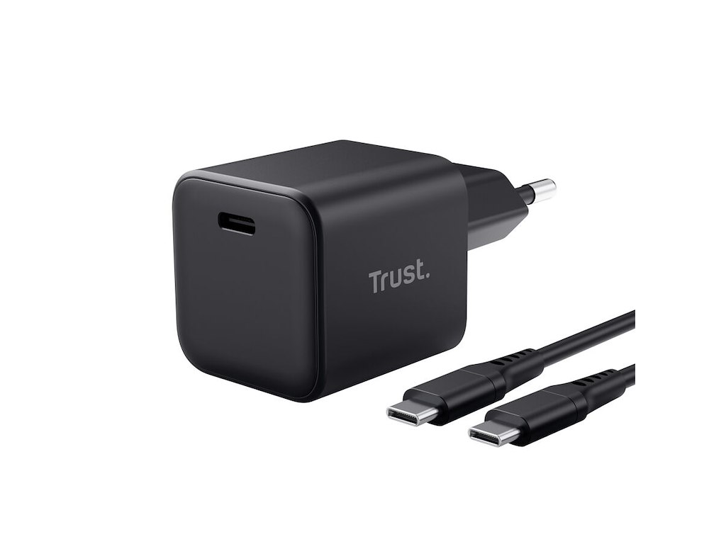 Trust 26046 mobile device charger Universal Black AC Fast charging Indoor